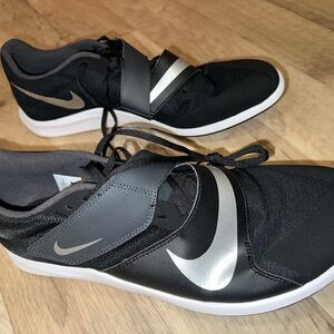 Nike Zoom Rival Metallic Black Jumping Track and Field Shoes Spiked mens 12